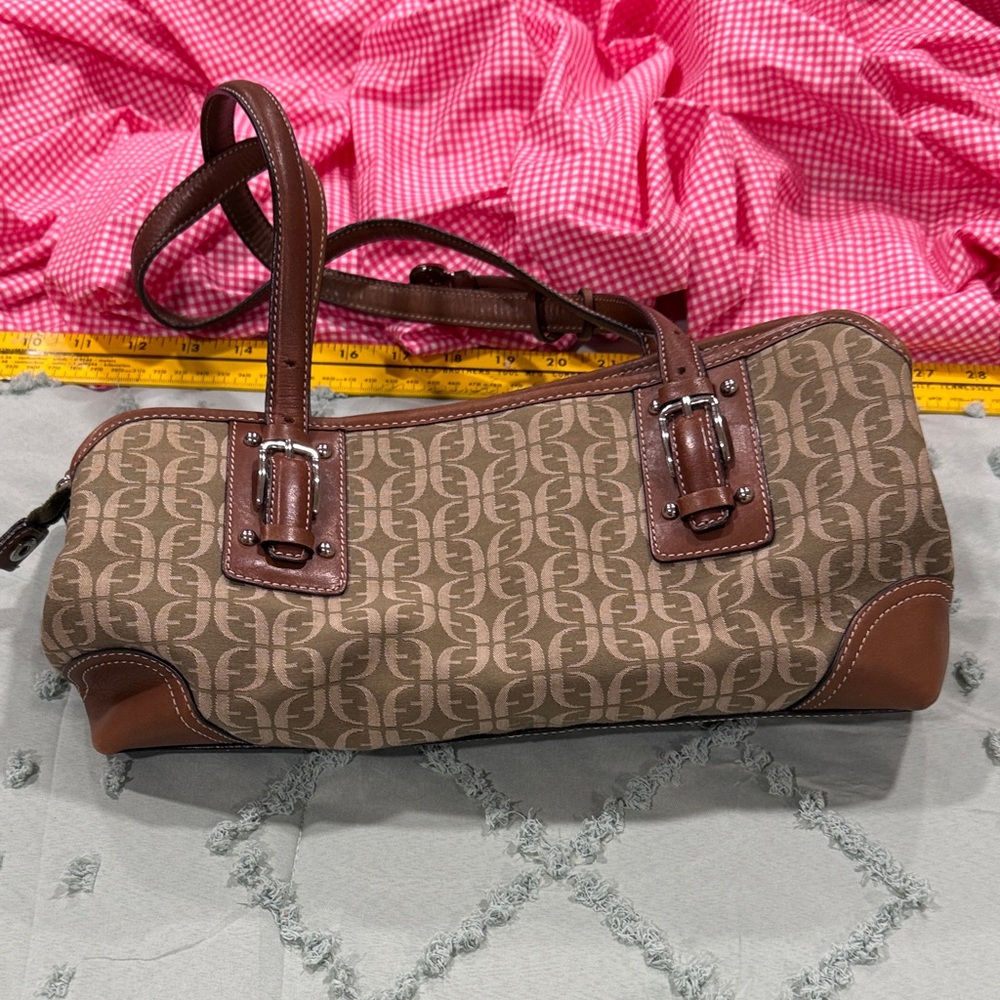 Fossil Brown and Tan Shoulder Bag